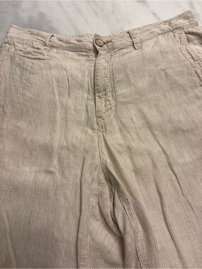 Tommy Bahama Men's Sand Pinstripe Flat Front Shorts